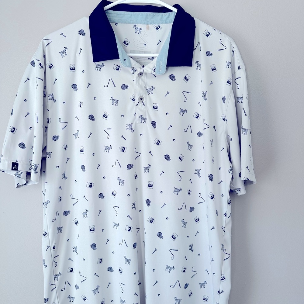 Swannies Men’s Golf Polo “GOAT”